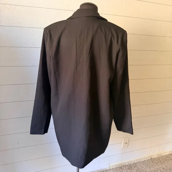 Kaiia Diamante Trim Mini Blazer Dress in Black NWT - Picture 8 of 11